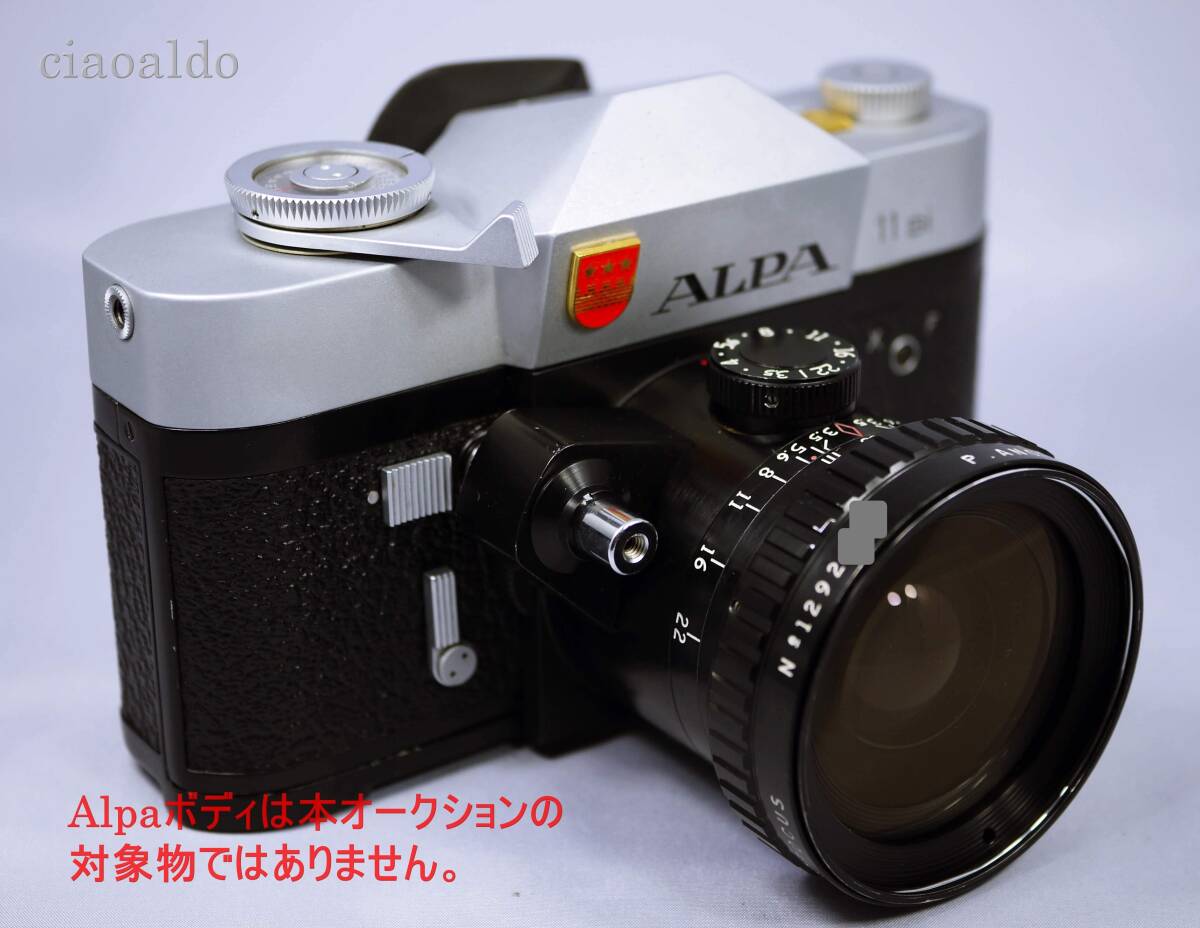 !!!希少・新同!!! アルパ・アンジェニュー 28mm F3.5 レトロフォーカスR11 後期型 MADE IN FRANCE 黒 ALPA - P. ANGNIEUX PARIS 28mm F3.5