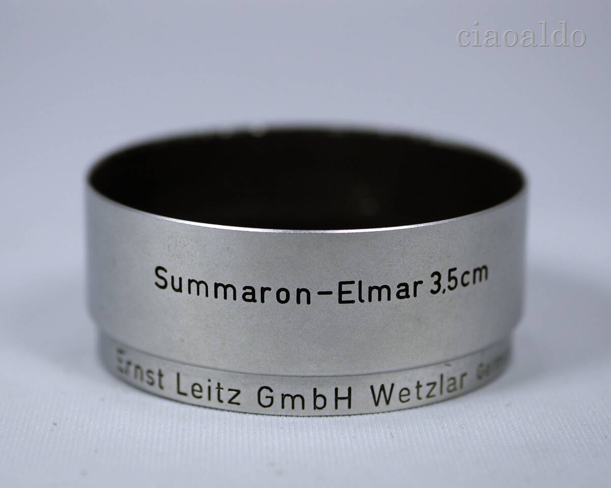 !!!人気・極美新同!!! ライカ ズマロン-エルマー35mmF3.5用フード FOOKH 12505 Leica Summaron-Elmar 3.5cm