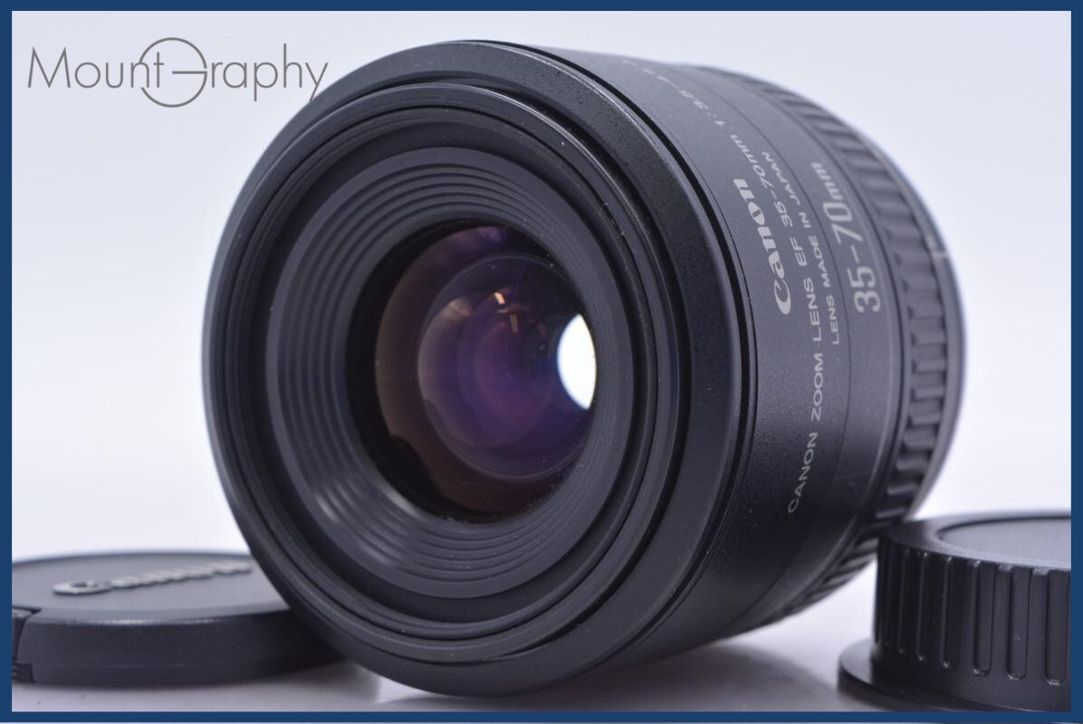 【動作保証】 キヤノン Canon EF 35-70mm F3.5-4.5 A 前後キャップ付 同梱無料 #am5481