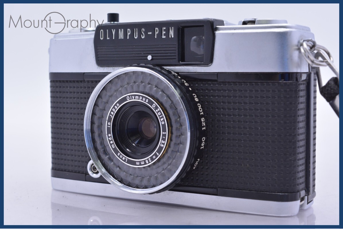 【動作保証】 オリンパス OLYMPUS PEN EE-3 28mm F3.5 同梱無料 #am5467
