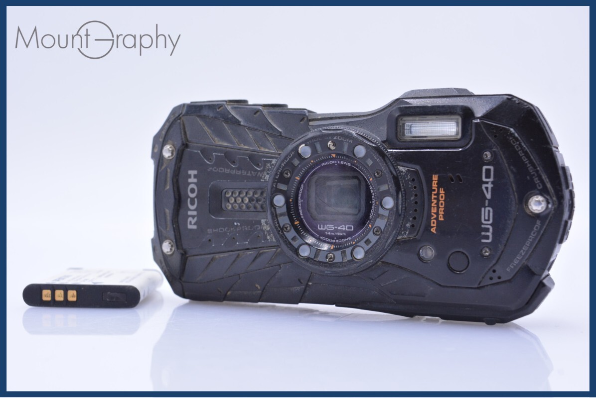 リコー RICOH WG-40 バッテリー付属 同梱無料 #yk7015