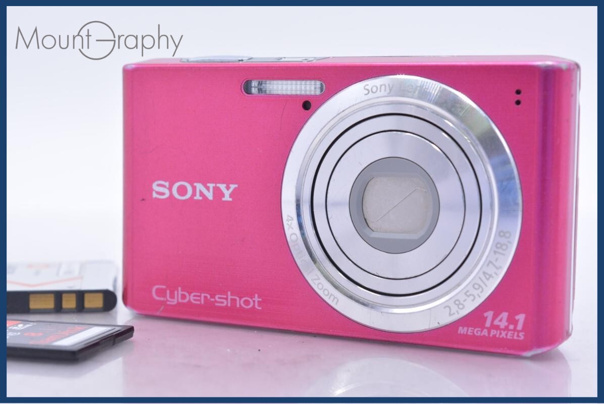 【動作保証】 ソニー SONY Cyber-shot DSC-W610 4x バッテリー、メモリーカード付属 同梱無料 #yk7164