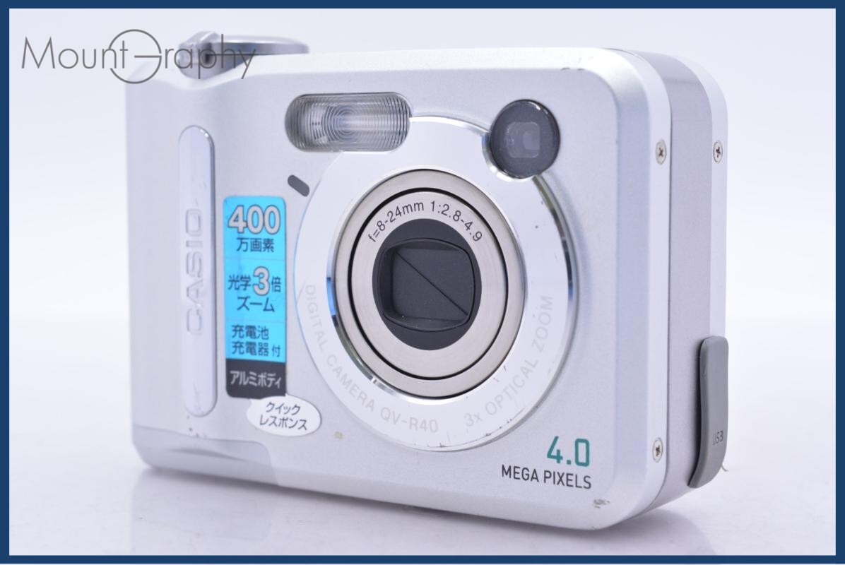【動作保証】 カシオ CASIO DIGITAL CAMERA QV-R4 3x 単三電池仕様 同梱無料 #yk7261
