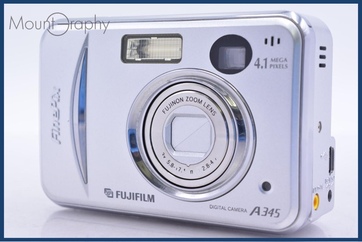 【動作保証】 富士フィルム FUJIFILM FinePix A345 3x 単三電池仕様 メモリカード付 同梱無料 #am5722