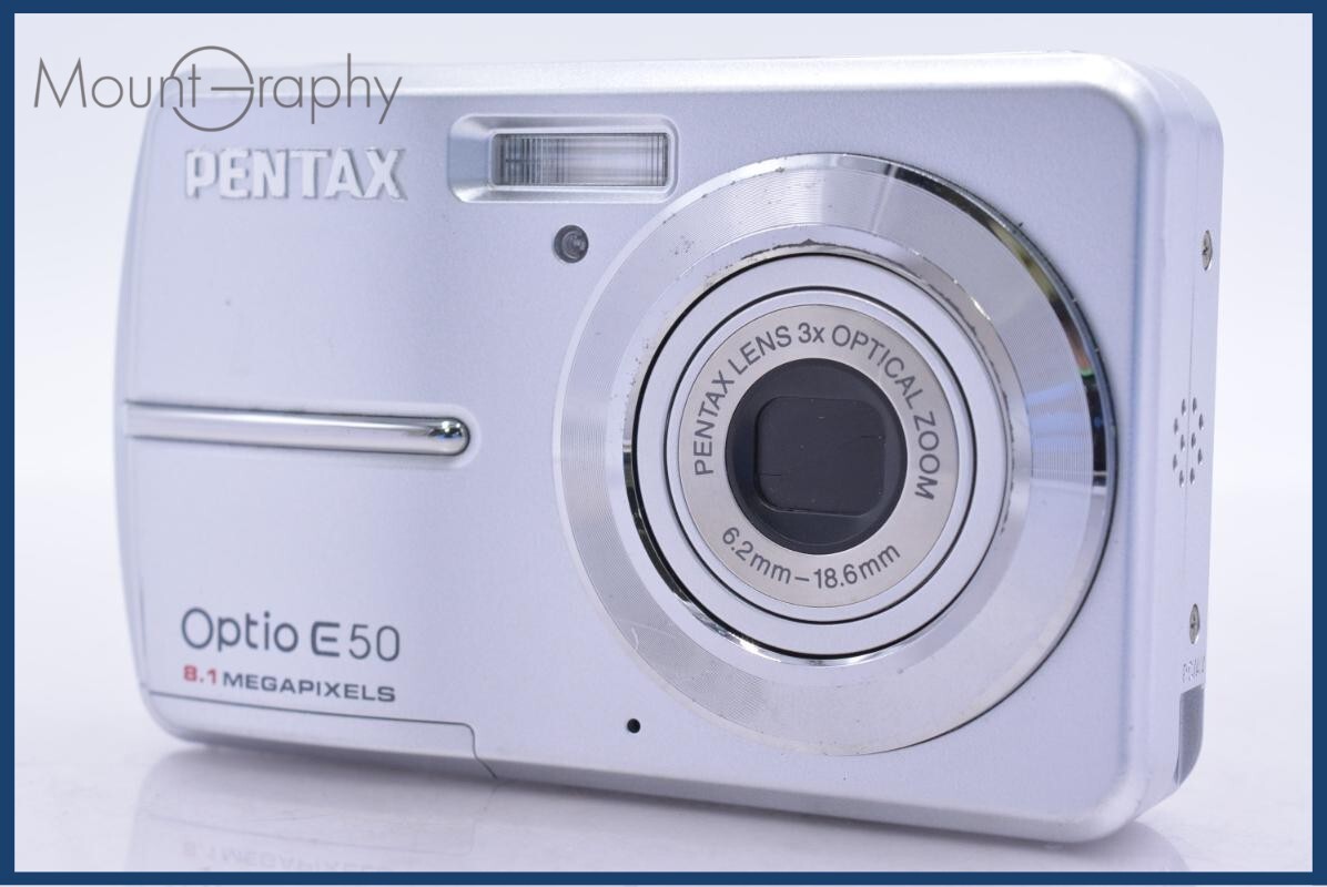 【動作保証】 ペンタックス PENTAX Optio E50 3x 単三電池仕様 同梱無料 #am5731