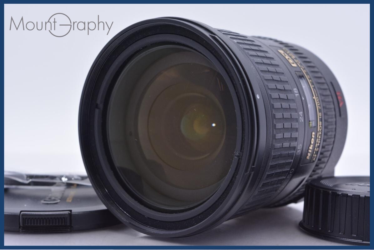 【動作保証】 ニコン Nikon AF-S DX NIKKOR 18-200mm F3.5-5.6 G ED VR 前後キャップ&レンズフィルター付 同梱無料 #am5928