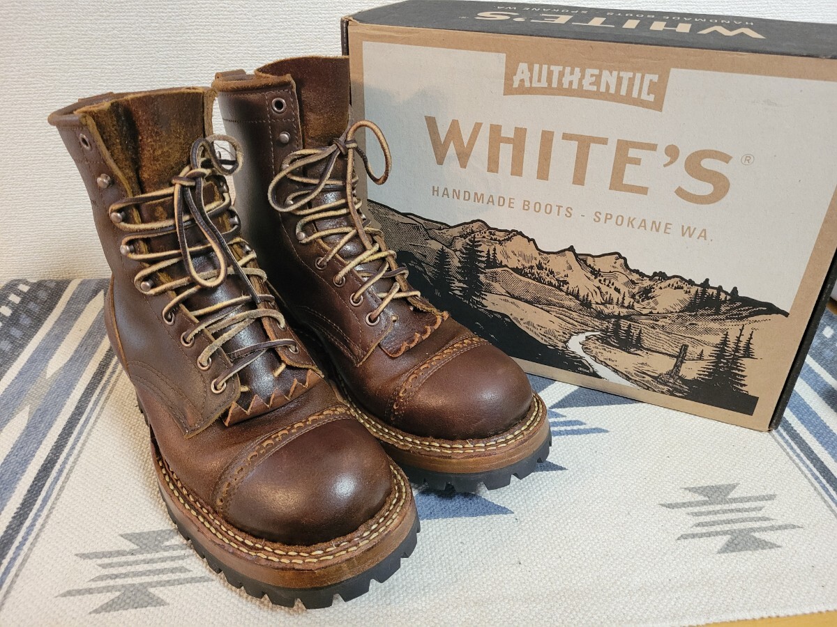 現行品・23年製 WHITE'S BOOTS 375-V SMOKEJUMPER WAXED FRESH 9.5E 定価24万円 / ホワイツブーツ スモークジャンパー ワックスフレッシュ