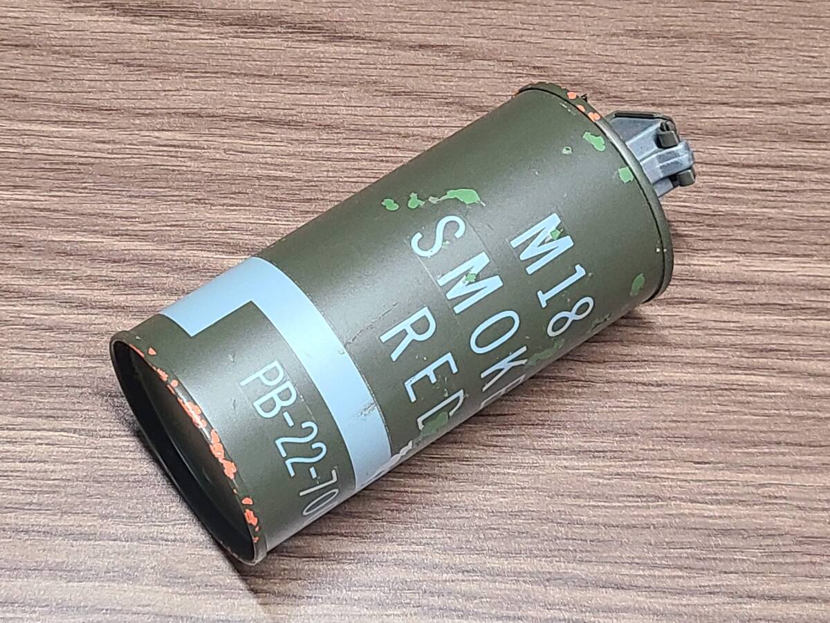 G&G M18 スモークグレネード レッド リペイント品　米軍 ベトナム戦争 NAM戦