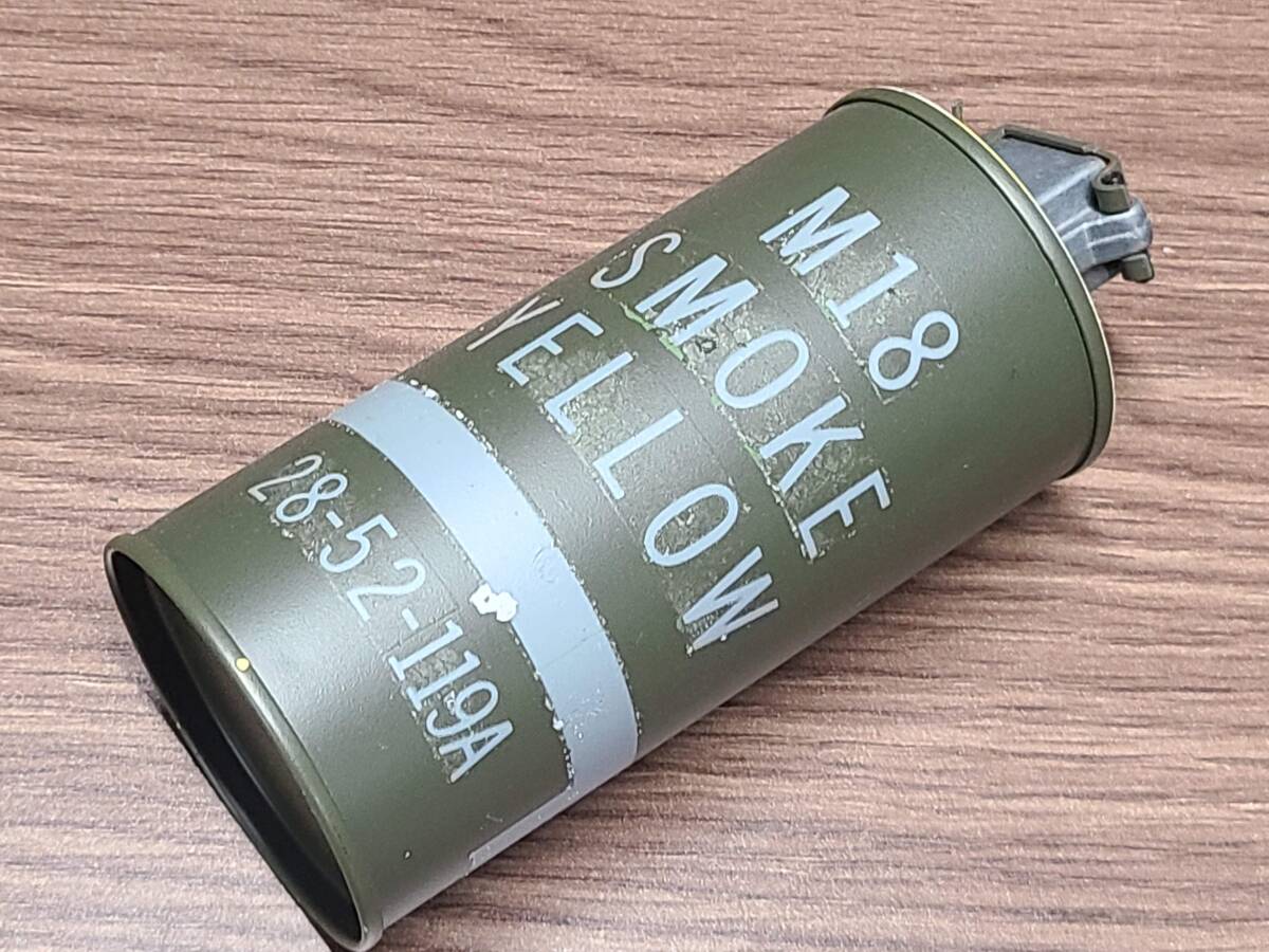 G&G M18 スモークグレネード イエロー リペイント品　米軍 ベトナム戦争 NAM戦