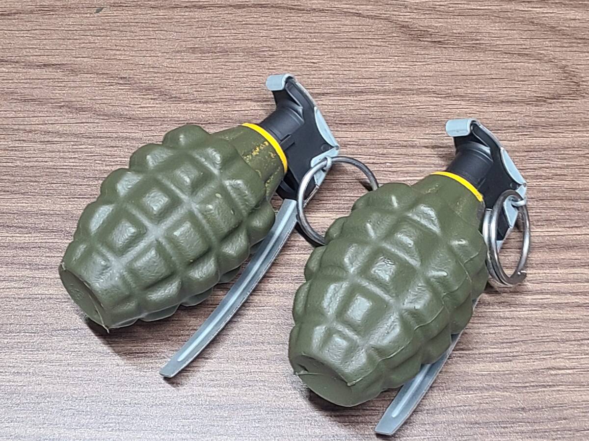 WW2モデル Mk.II ダミーグレネード 2個セット リペイント品　米軍 アメリカ軍 第2次世界大戦 ベトナム戦争 NAM戦