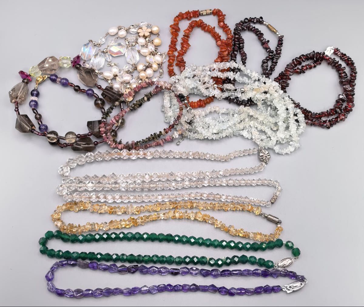 「12点まとめ売り」アクセサリー ネックレス 天然石 シルバーあり