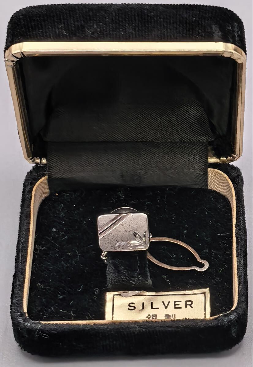 SILVER1.7kg ネクタイピン タイピン シルバー 銀 ヴィンテージ アンティーク
