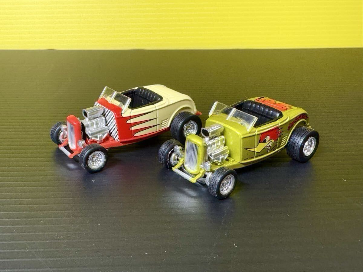 貴重 絶版品1/64 ホットウィール 1932 フォード 2台 ホットロッド クレイスミス カスタム コレクターズアイテム　Ford hot rod