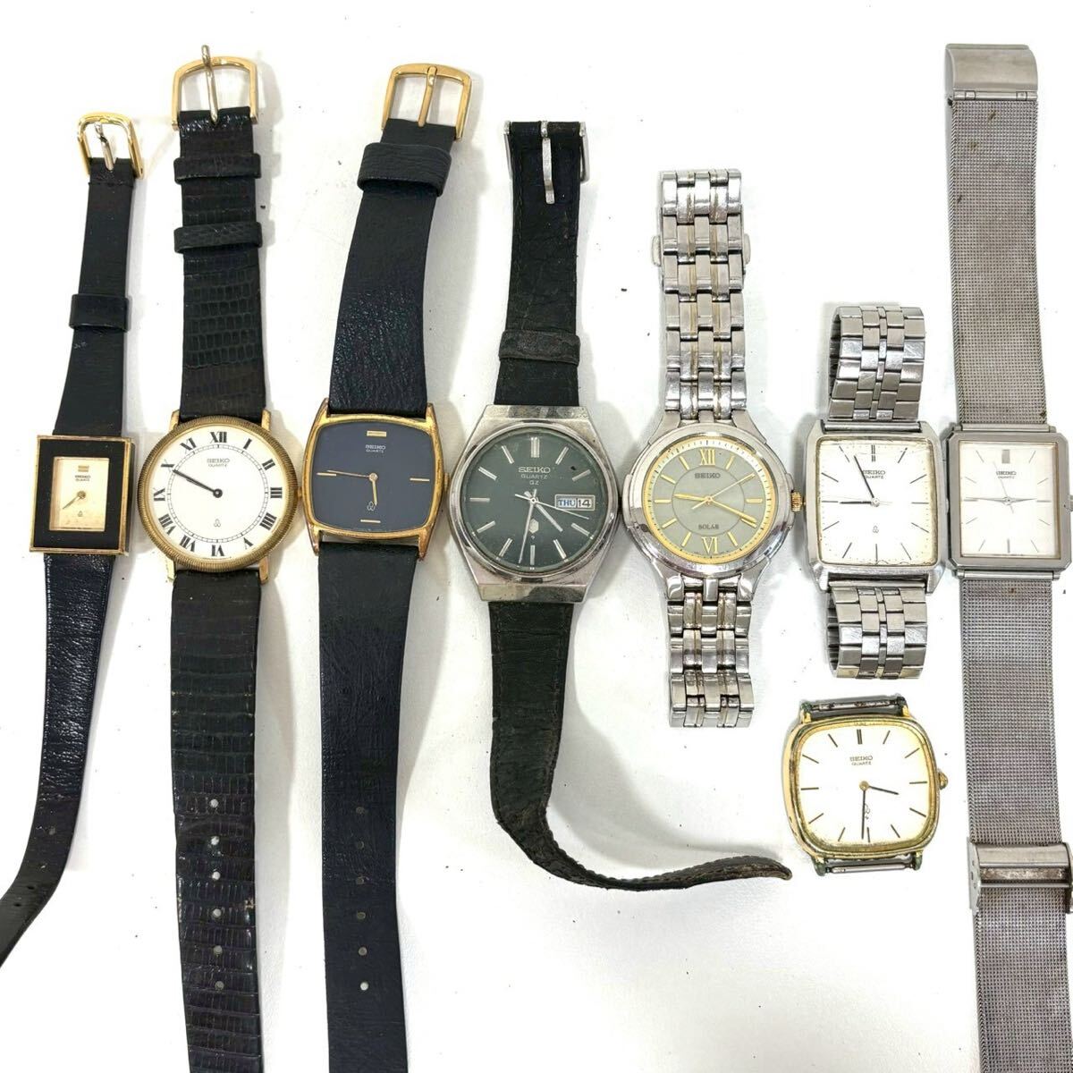 【ジャンク品】セイコー 腕時計 まとめ 大量 SEIKO 1609-5000 6020-8060 43-5170 1221-5620 など ITM77V42IJ08 B0319