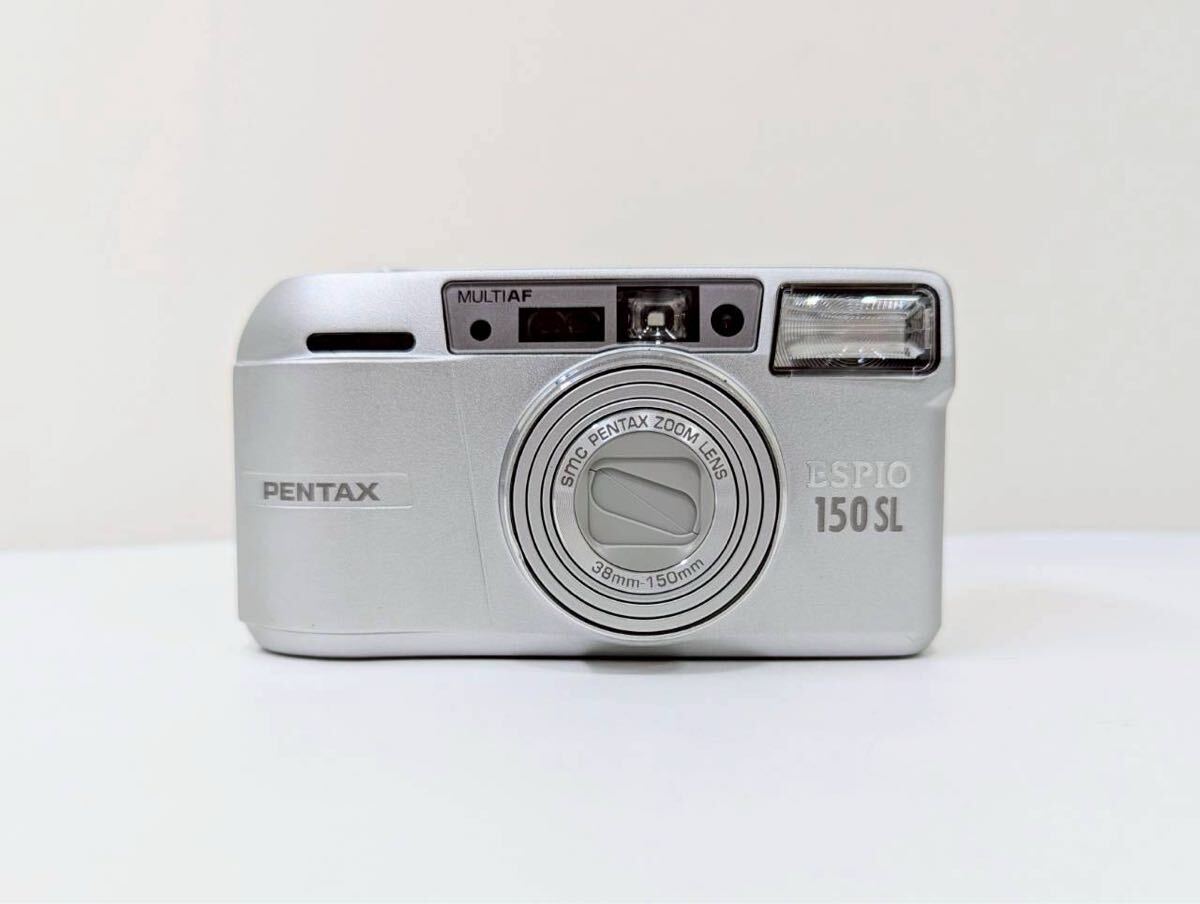 【動作未確認】ペンタックス エスピオ PENTAX ESPIO 150 SL コンパクト フィルムカメラ シルバー レトロ IT27GUSJD9QH A023