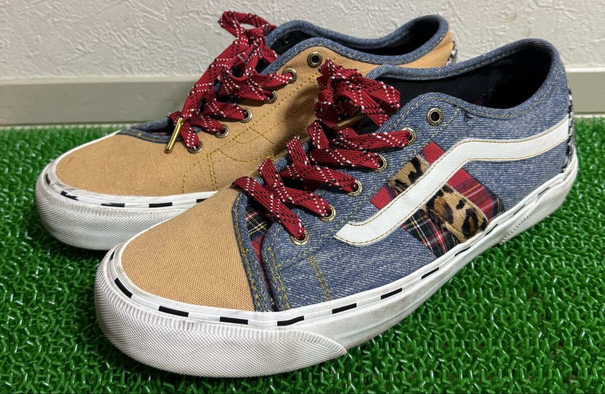 VANS バンズ BOLD NI ボールド NI 豹柄 デニム レオパード size 30.0 スニーカー マルチ