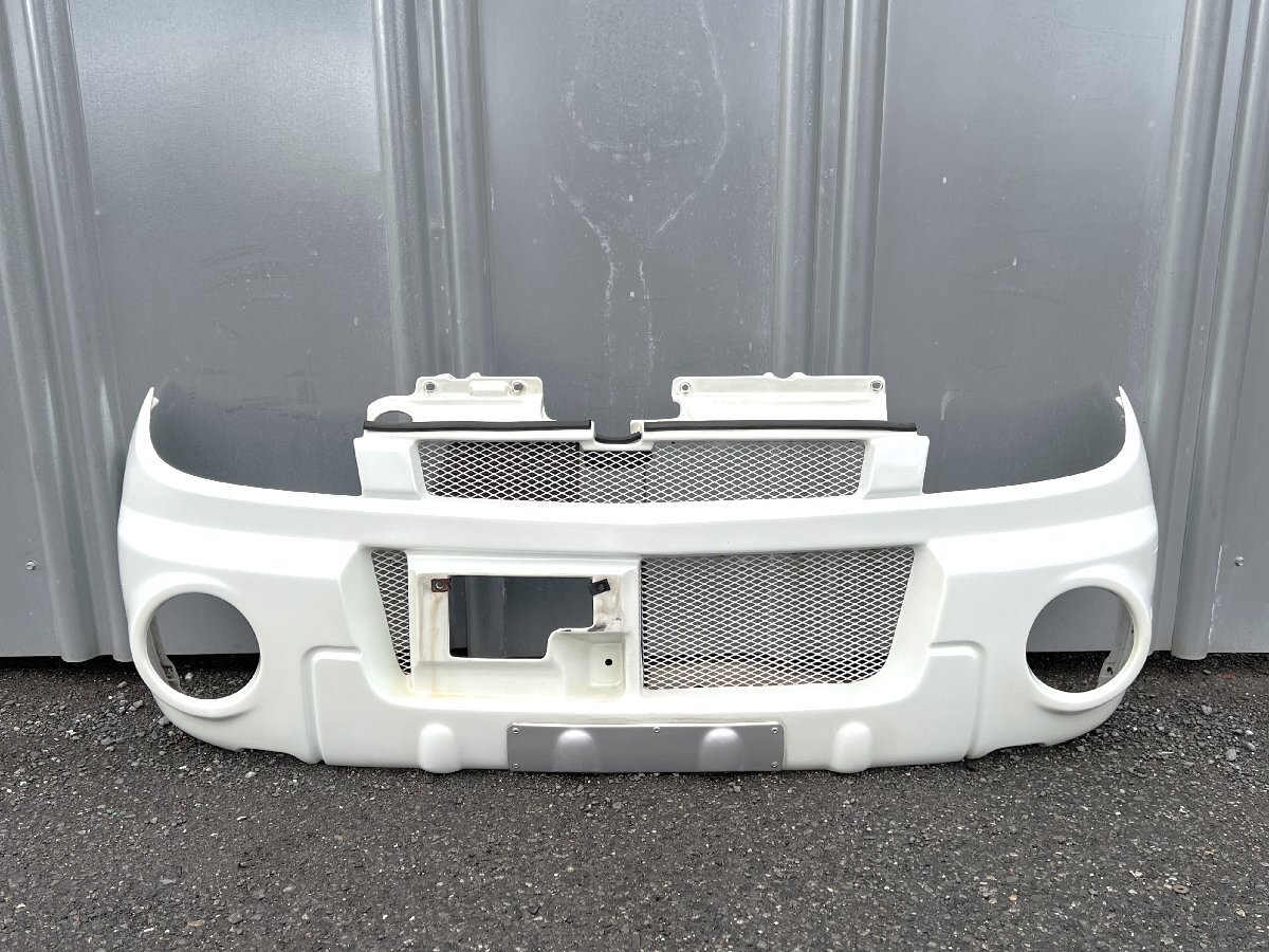 中古 スズキ Kei HN11S 純正 フロントバンパー FISリミテッド 白パール Z7T ケイ