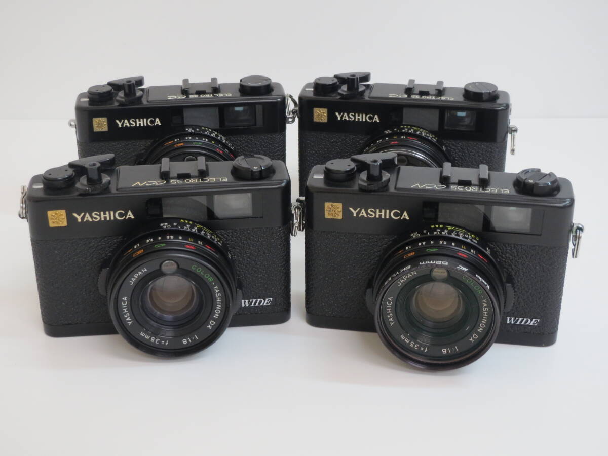 (a-5)　YASHICA　ヤシカ　ELECTRO 35 CC 2点 / CCN 2点　フィルムカメラ　合計4点セット
