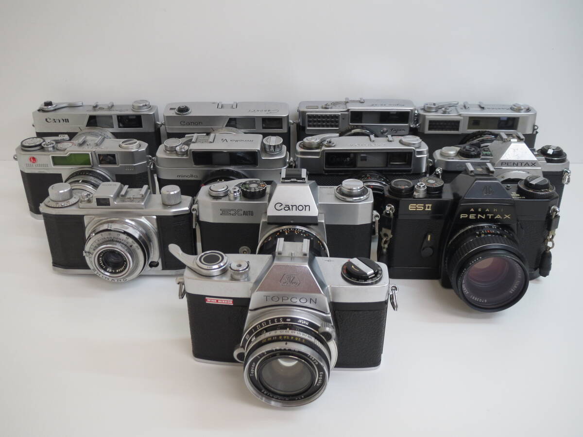 (a-6)　キャノン / ヤシカ / コニカ / ミノルタ / ペンタックス　他　フィルムカメラ　12点セット