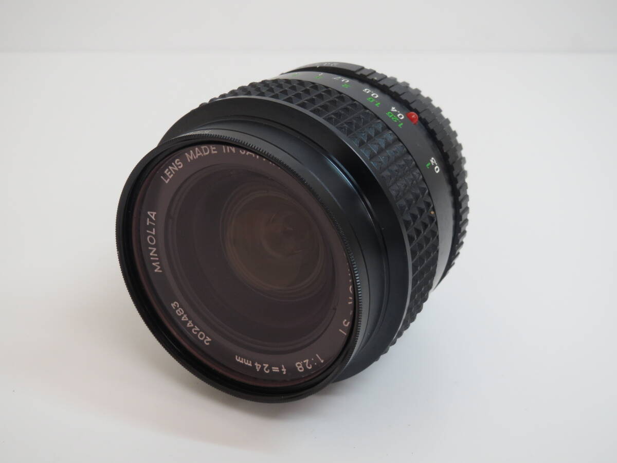 (a-17)　MINOLTA　ミノルタ　MC W.ROKKOR-SI 1:2.8 f=24㎜　レンズ