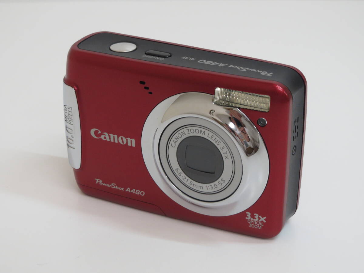 (b-0)　Canon　キャノン　Power Shot A480 AiAF　パワーショット　デジタルカメラ　乾電池式