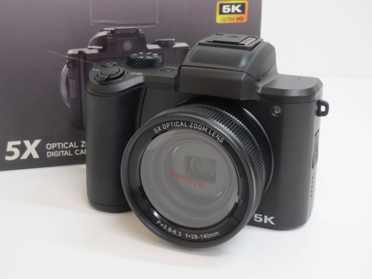 (b-12)　Shenzhen Sonida　5X　OPTICAL ZOOM　DC206　5K ULTRA HD / F=3.9-6.3 f=28-140㎜　デジタルカメラ