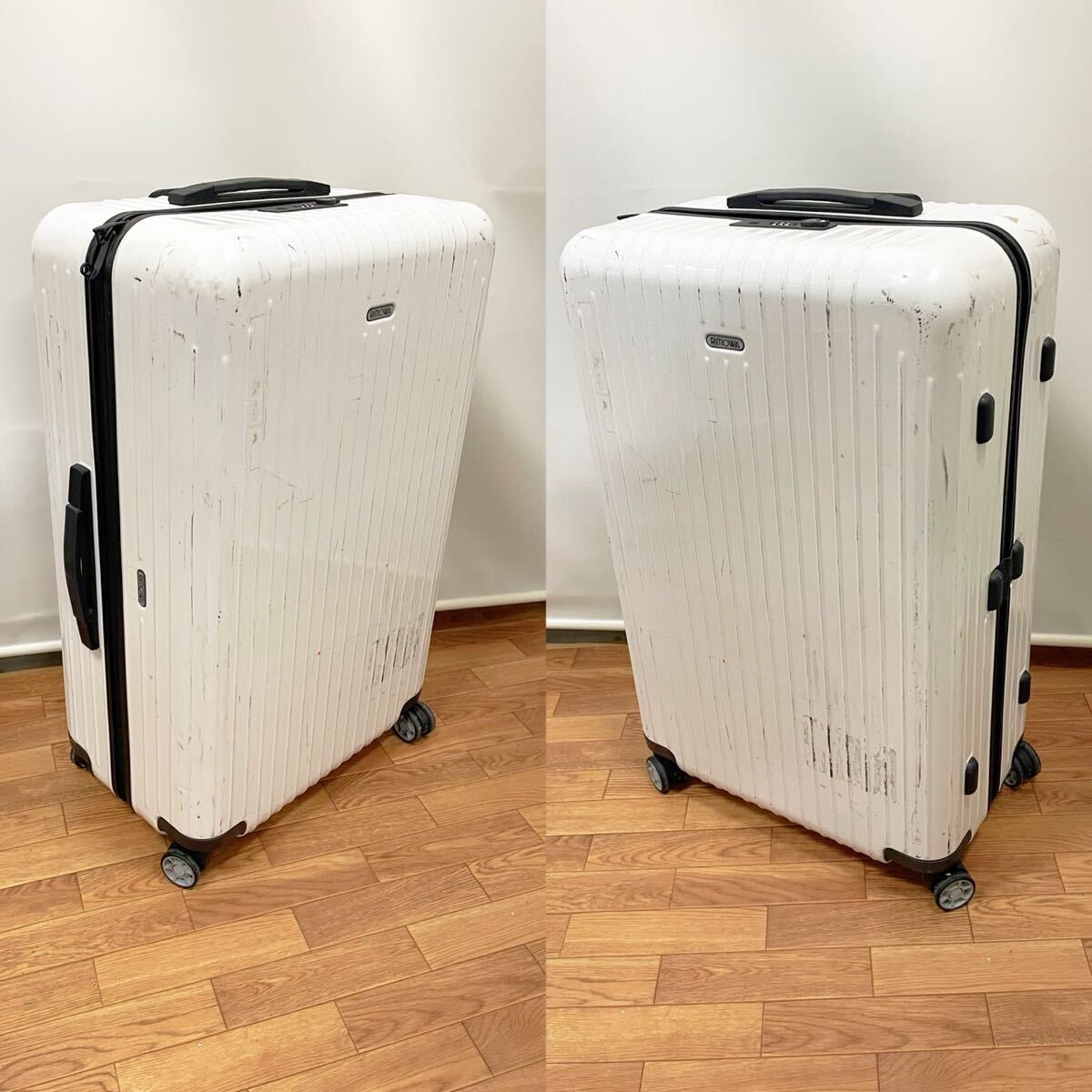 RIMOWA リモワ SALSA AIR サルサエアー 80L 4輪 ホワイト 軽量スーツケース【FC2043】@160