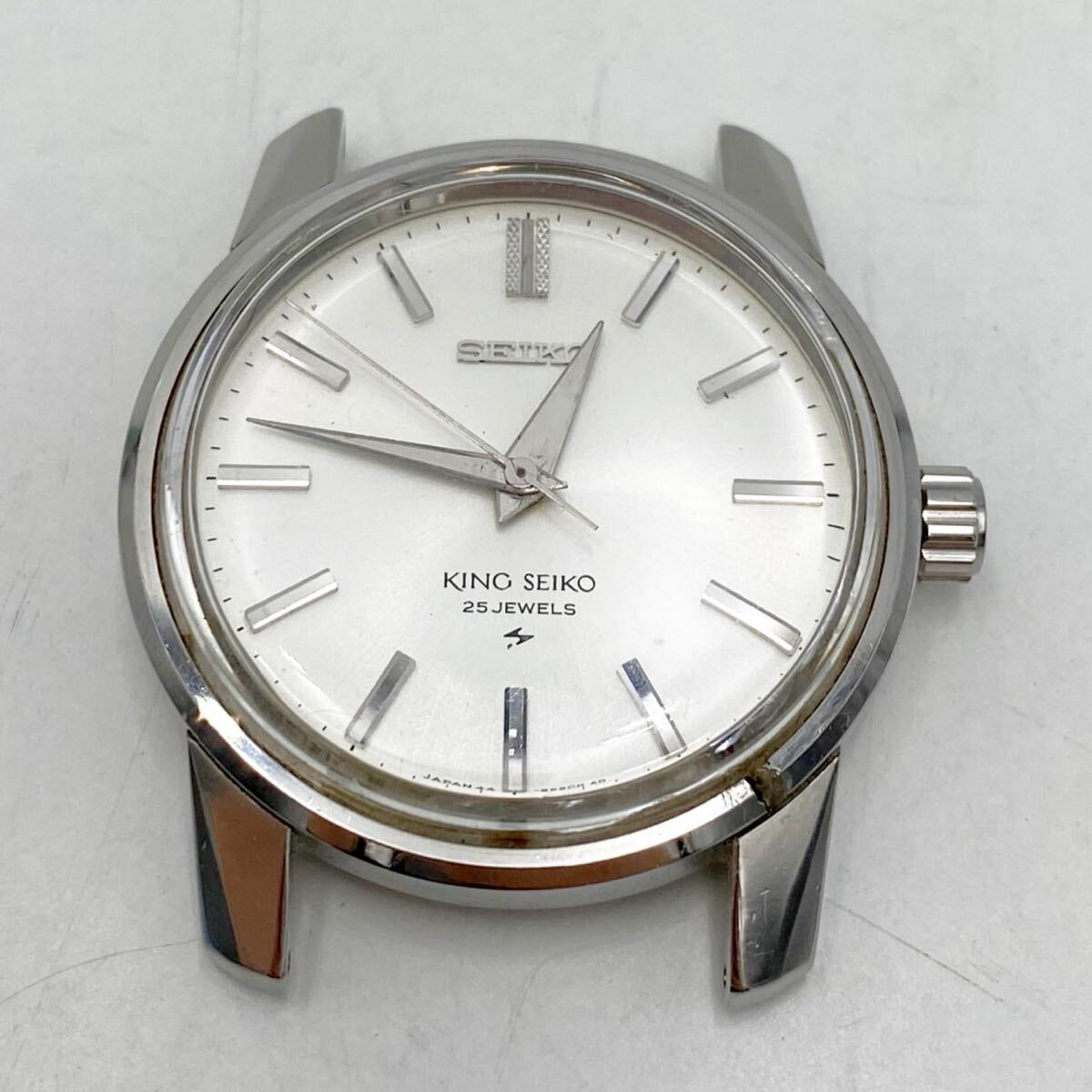 ジャンク品 不動品 KING SEIKO キングセイコー 手巻き 44-9990 44KS メンズ腕時計 25石 メダリオン 本体のみ【FB2134】