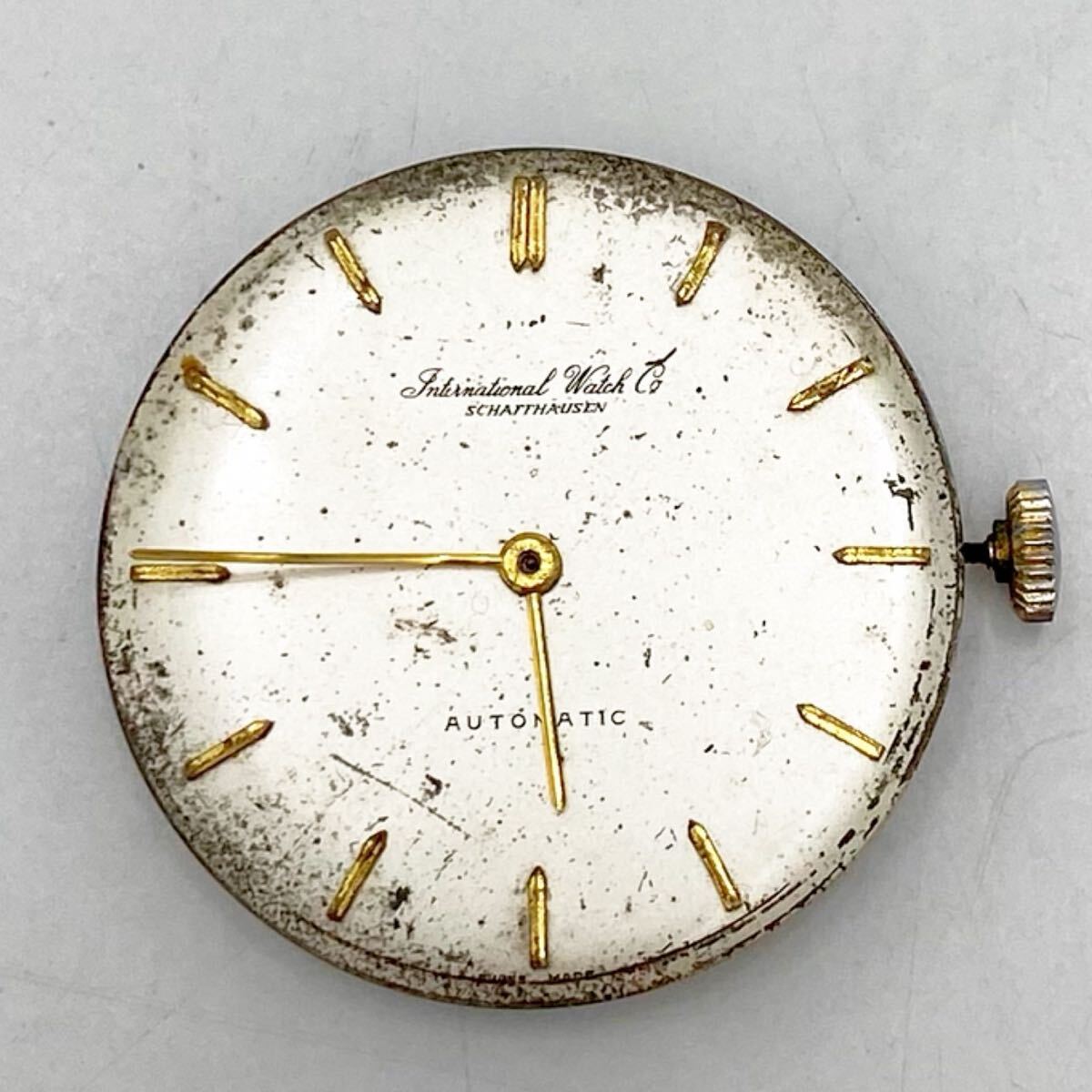 稼動品 IWC インターナショナルウォッチカンパニー ムーブメント Cal.853 文字盤付き 時計部品 自動巻き メンズ【FC2011】