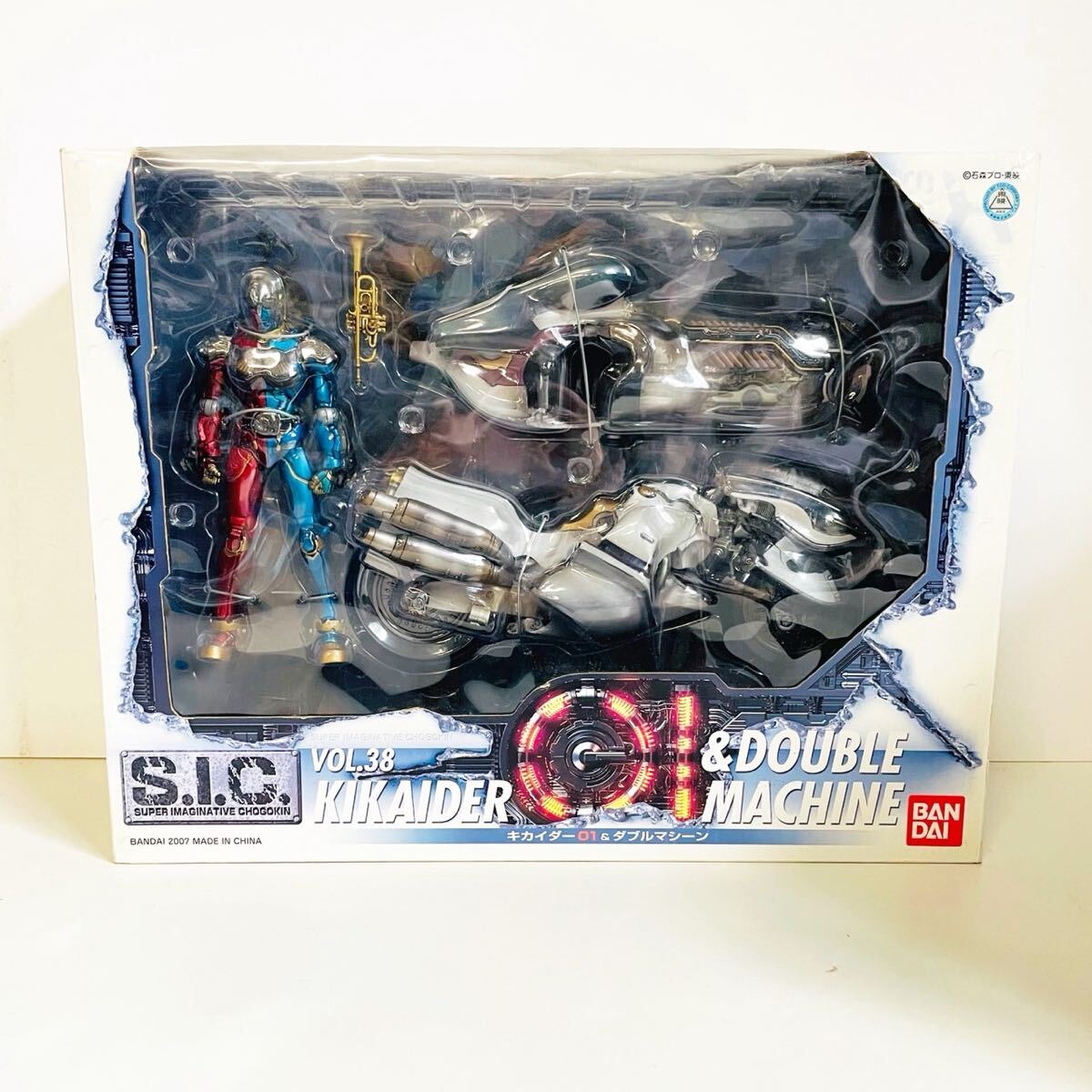 未開封 BANDAI S.I.C. vol.38 キカイダー01&ダブルマシーン フィギュア 【FD3003】@100