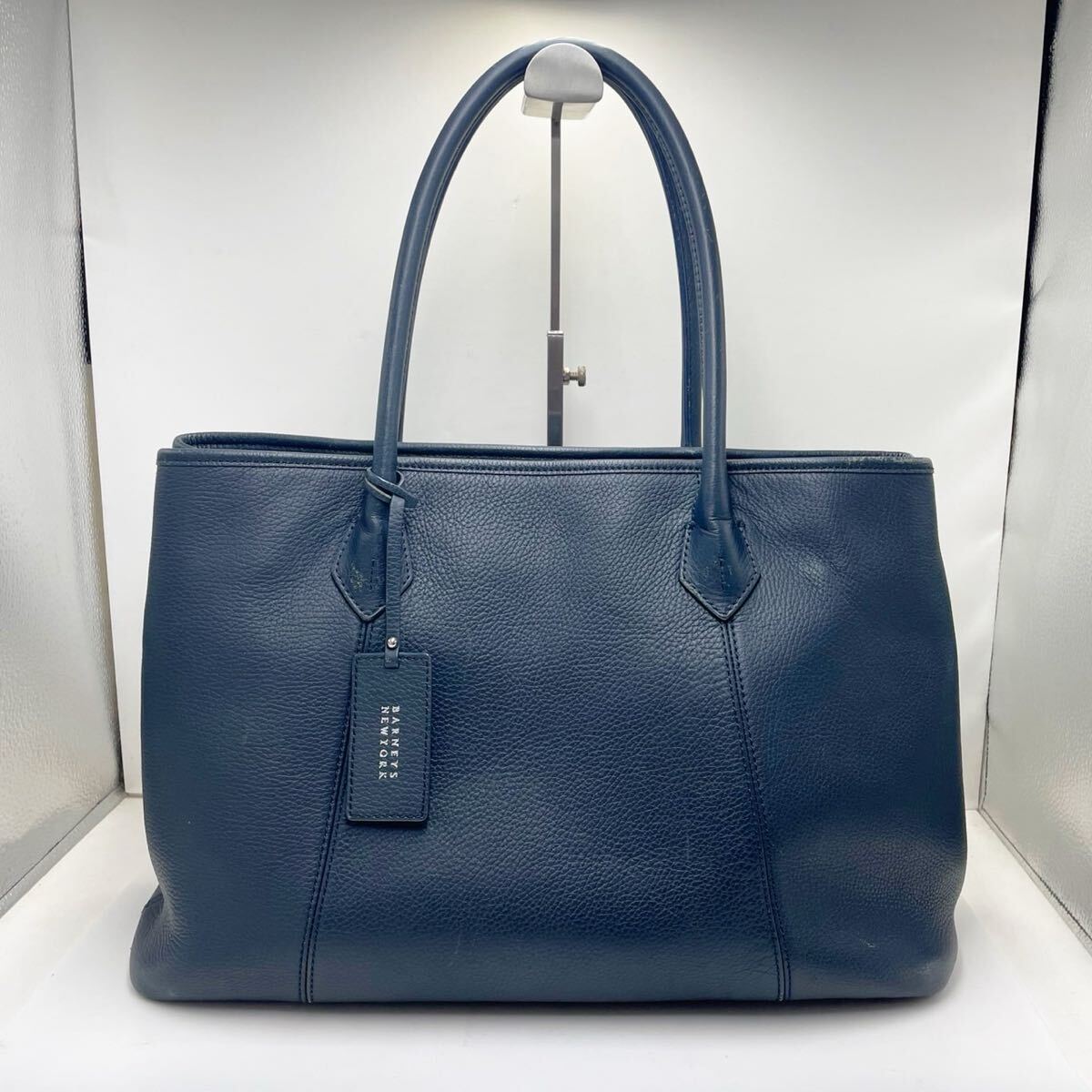 BARNEYS NEWYORK バーニーズ ニューヨーク ビジネス メンズ レザートートバッグ【FC1040】@120