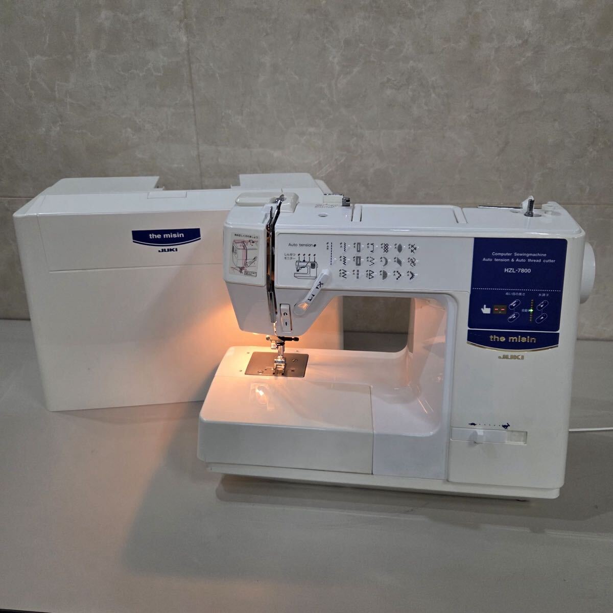 JUKI ジューキ コンピューターミシン the misin HZL-7800 通電OK 現状【FC2018】@120