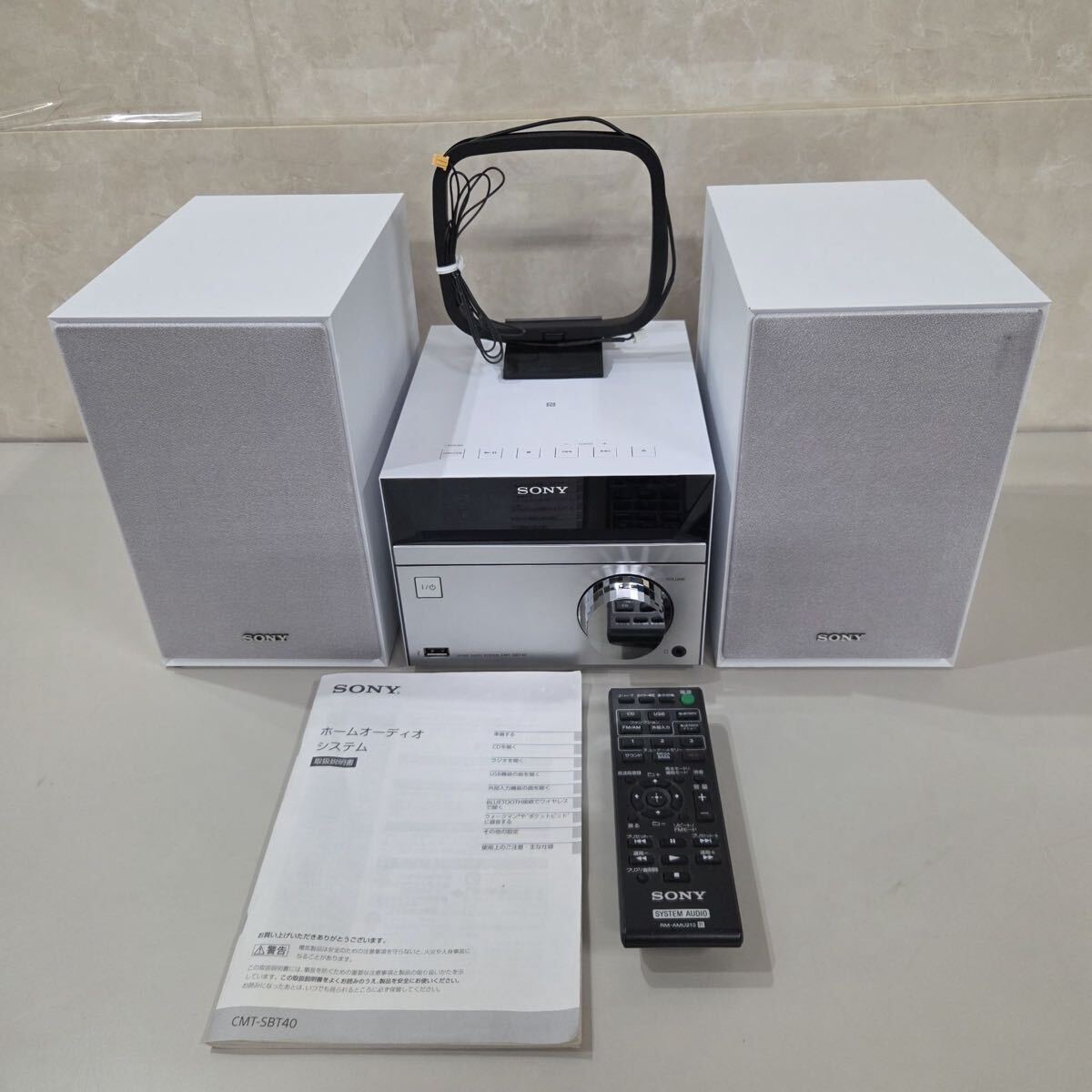 SONY ソニー システムコンポ ミニコンポ CMT-SBT40 2020年製 現状【FC2017】@100