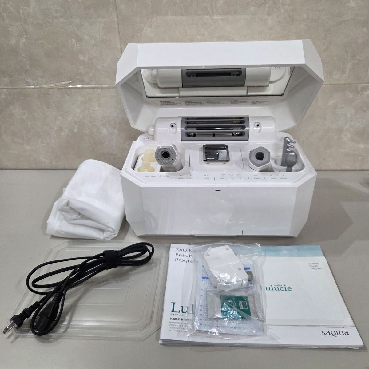 コメット電機 saqinalulucie サキナルルシェ エステ マシン スキン ケア スチーマー 美顔器 美容 機器 現状【FC4050】@120