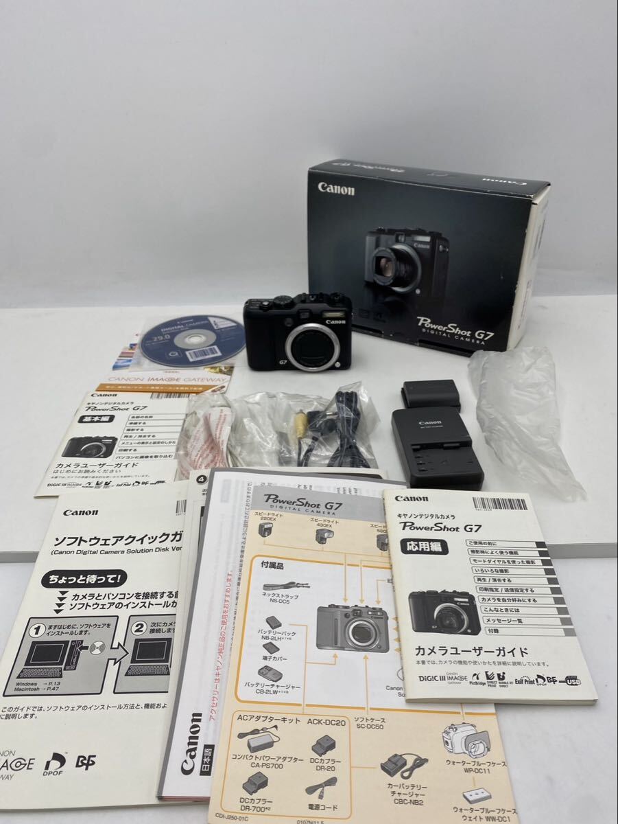 Canon キャノン PC1210 Power Shot G7 デジタルカメラバッテリー　充電器【FD2062】@60