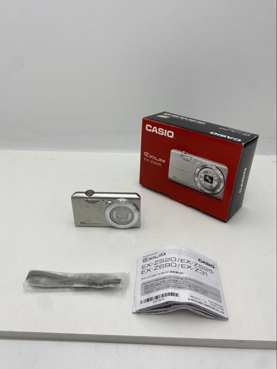 CASIO EXILIM EX-ZS25 デジタルカメラ カシオ エクシリム コンパクトデジタルカメラ コンデジ デジカメ 充電器欠品【FC4053】@60
