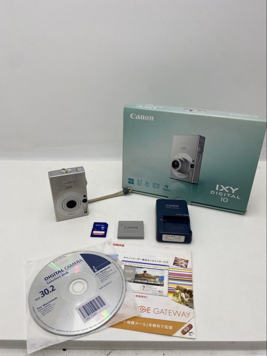 Canon IXY DIGITAL 10 PC1228 コンパクトデジタルカメラ 本体　充電器　SDカード【FB2061】@60