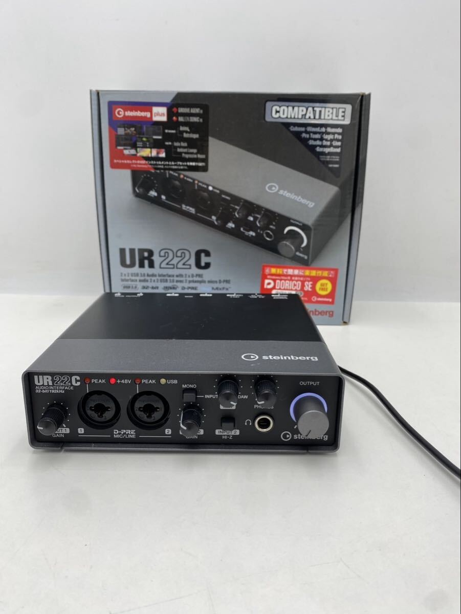 Steinberg UR22C オーディオインターフェース　通電確認【FB1014】@60