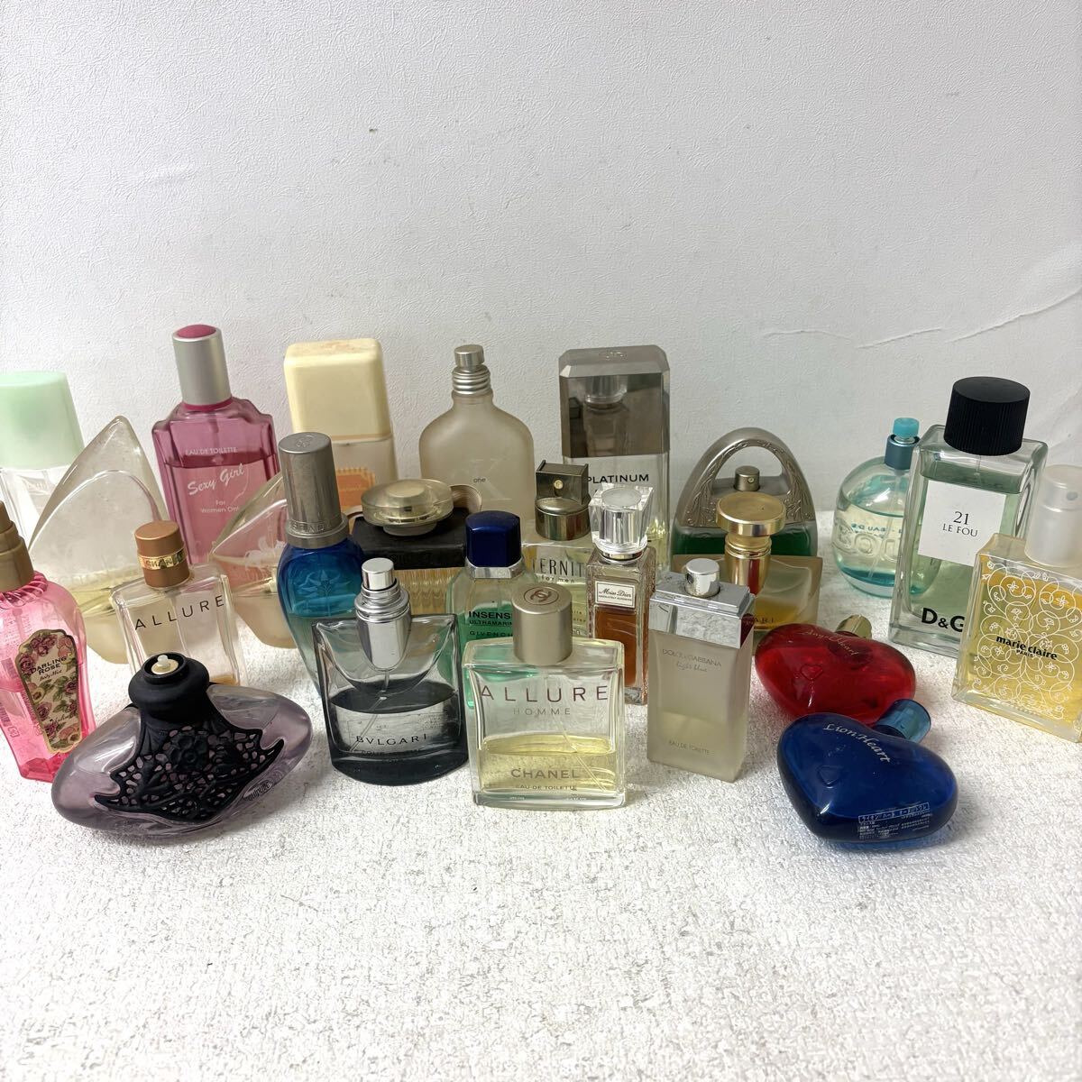 0413A6 まとめ★香水 25点セット CHANEL シャネル Miss Dior ディオール BVLGARI ブルガリ GIVENCHY D&G ANNA SUI 他 フレグランス