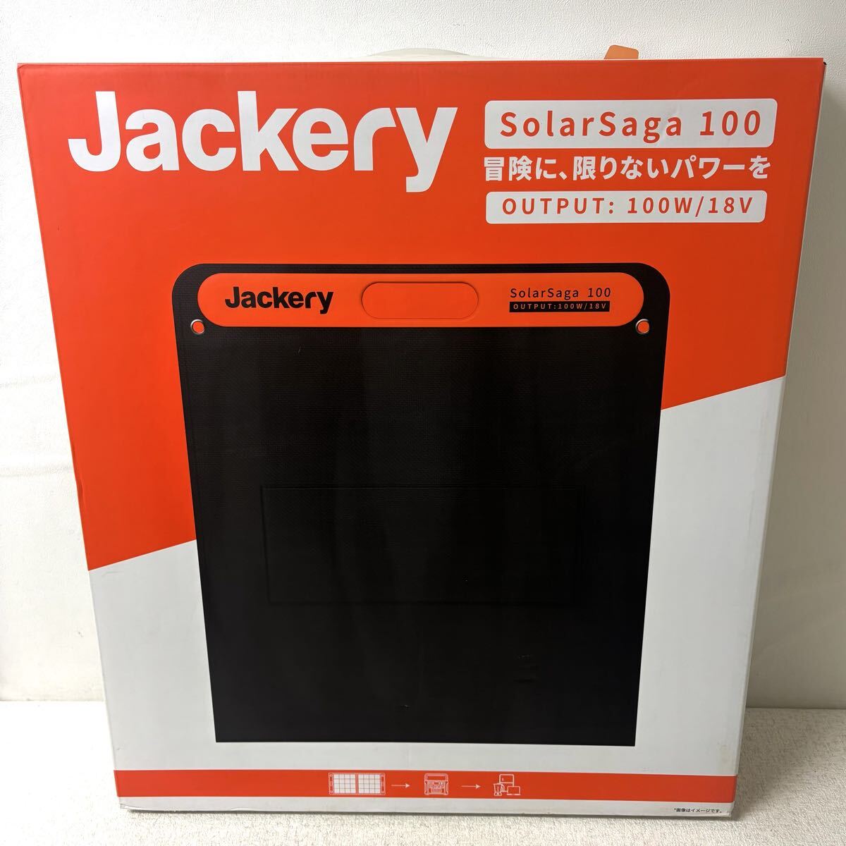 0414E6 未開封★Jackery ジャクリ ジャックリー ソーラーパネル SolarSaga 100 SPL101 ポータブル電源 アウトドア 100W 防災