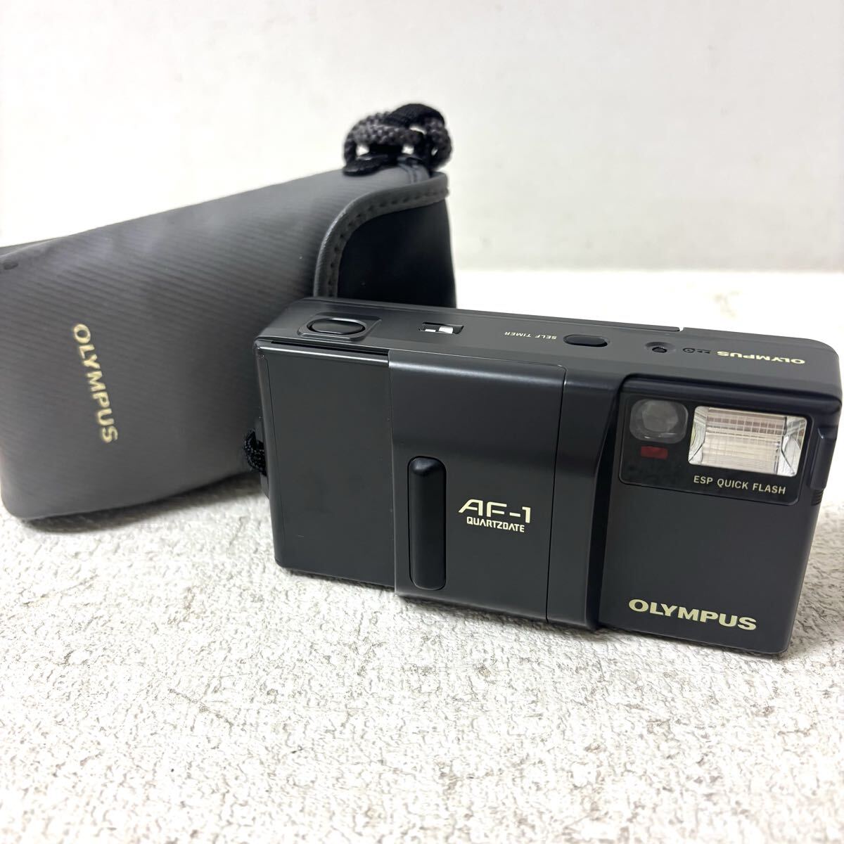 0416F6 OLYMPUS オリンパス コンパクトフィルムカメラ AF-1 QUARTZDATE LENS レンズ 35mm 1:2.8