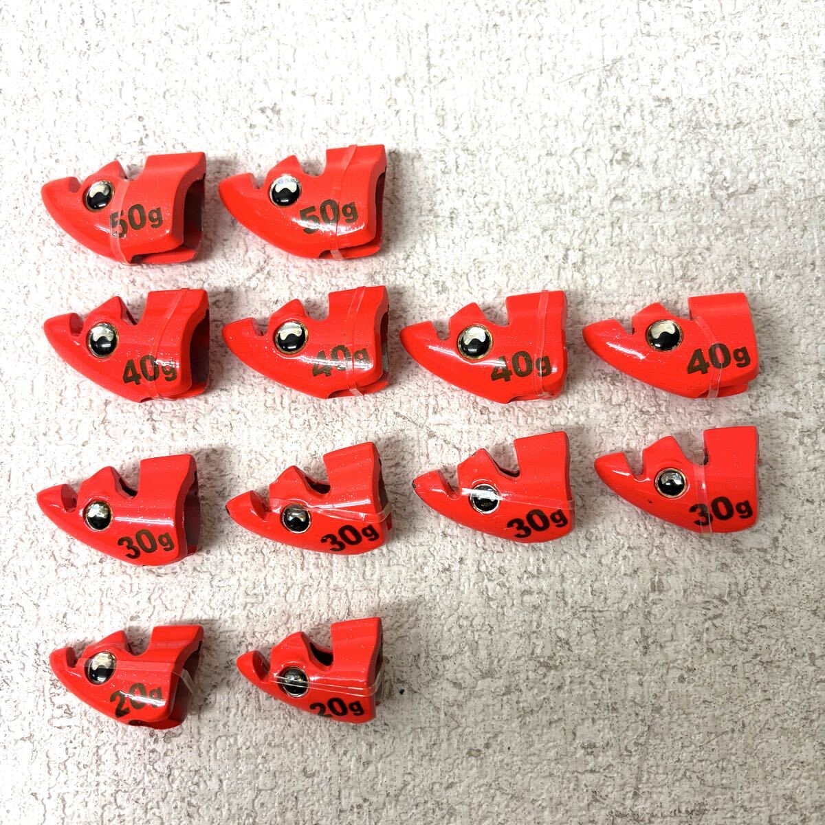 0417G6 YAMASHITA ヤマシタ エギ王 TRシンカー 12点セット 50g 40g 30g 20g ティップラン 釣り フィッシング