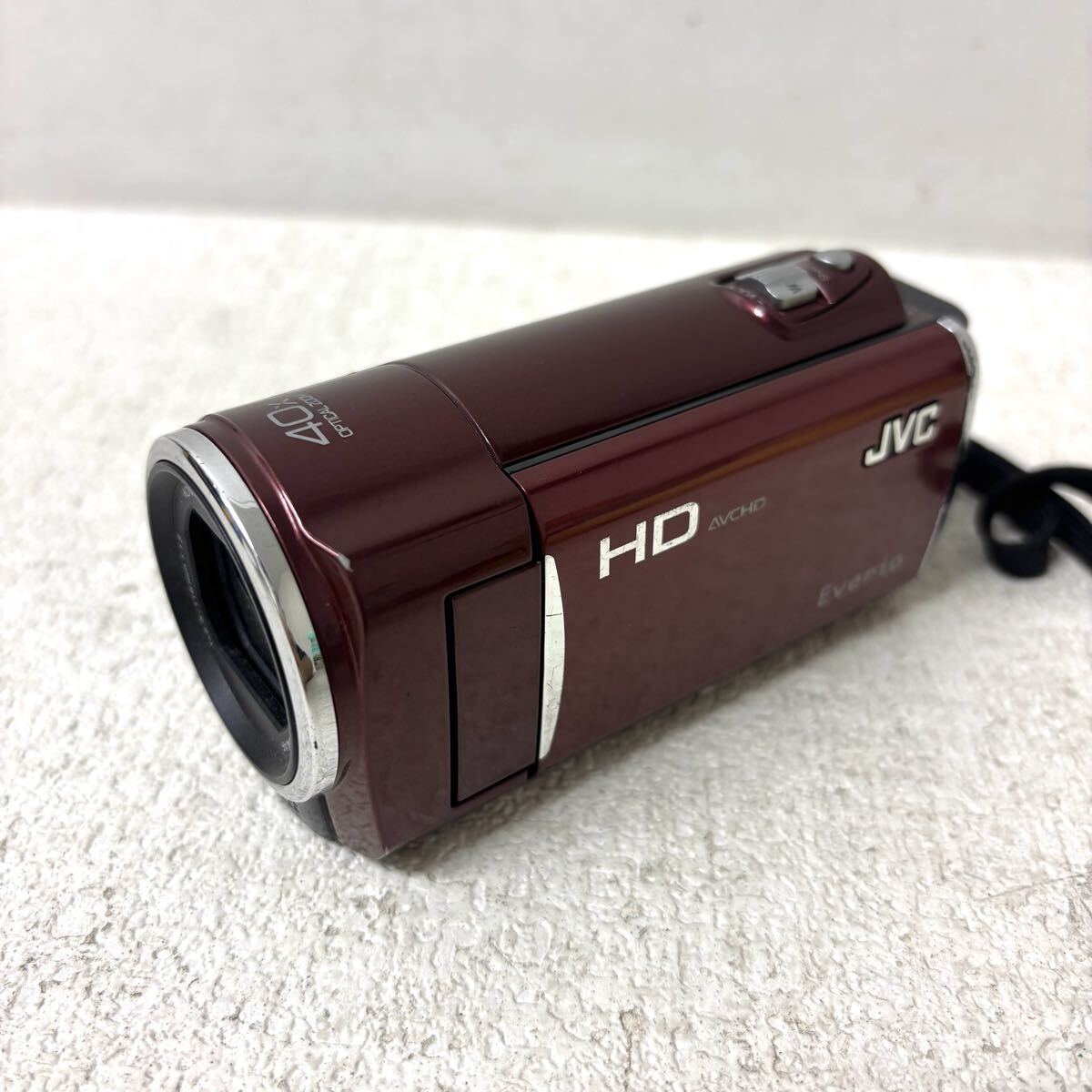 0417I6 JVC デジタルビデオカメラ GZ-HM190-R レッド 赤 Everio エブリオ