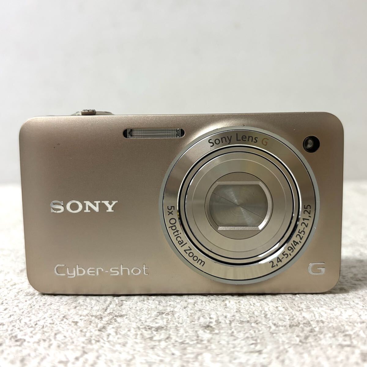0417M6 SONY ソニー コンパクトデジタルカメラ Cyber-shot サイバーショット DSC-WX5 ゴールド デジカメ 動作確認済み