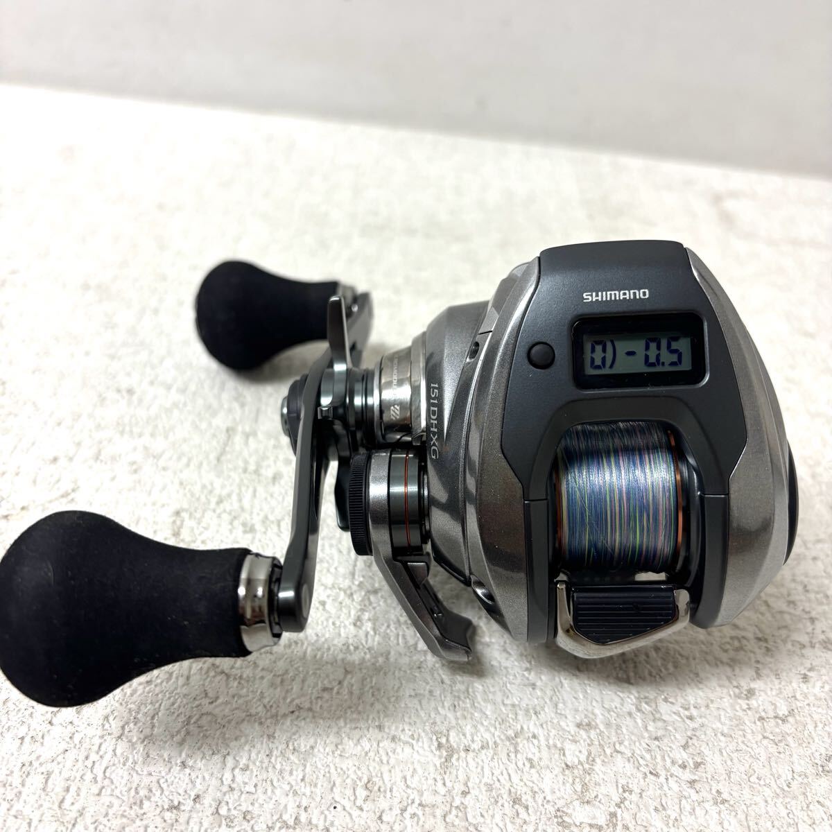 0417P6 極美品★SHIMANO シマノ ベイトリール 151 DHXG Barchetta PREMIUM バルケッタ プレミアム リール 釣り 釣具 フィッシング