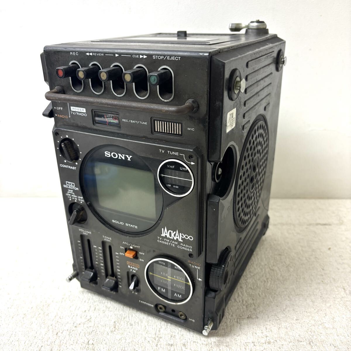 0417Q6 SONY ソニー ラジカセ JACKAL300 ジャッカル300 FX-300 FM AM カセット ラジオ オーディオ機器