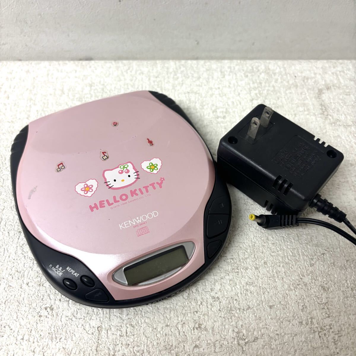0418T6 KENWOOD ケンウッド ポータブルCDプレーヤー DPC-391 ハローキティ HELLO KITTY CDプレーヤー オーディオ機器