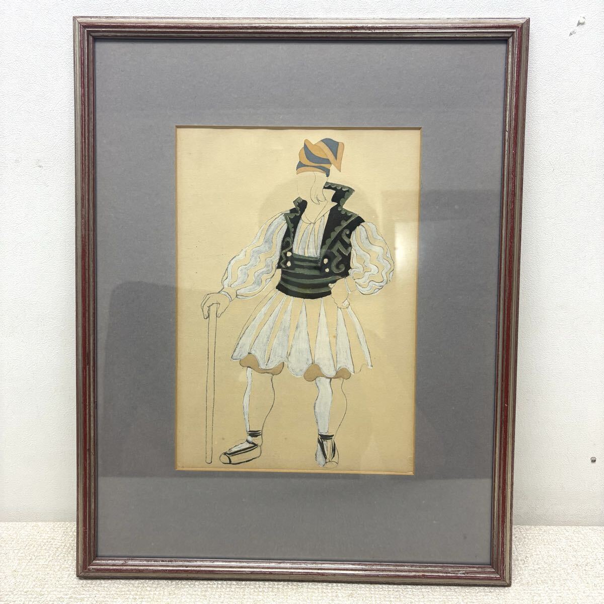 0418X6 真作保証★PICASSO ピカソ 三角帽子 直筆サインあり エンボスマーク 初版 衣装 バレエ 三角笛 ダニエル・ジャコメ 1920年 パリ