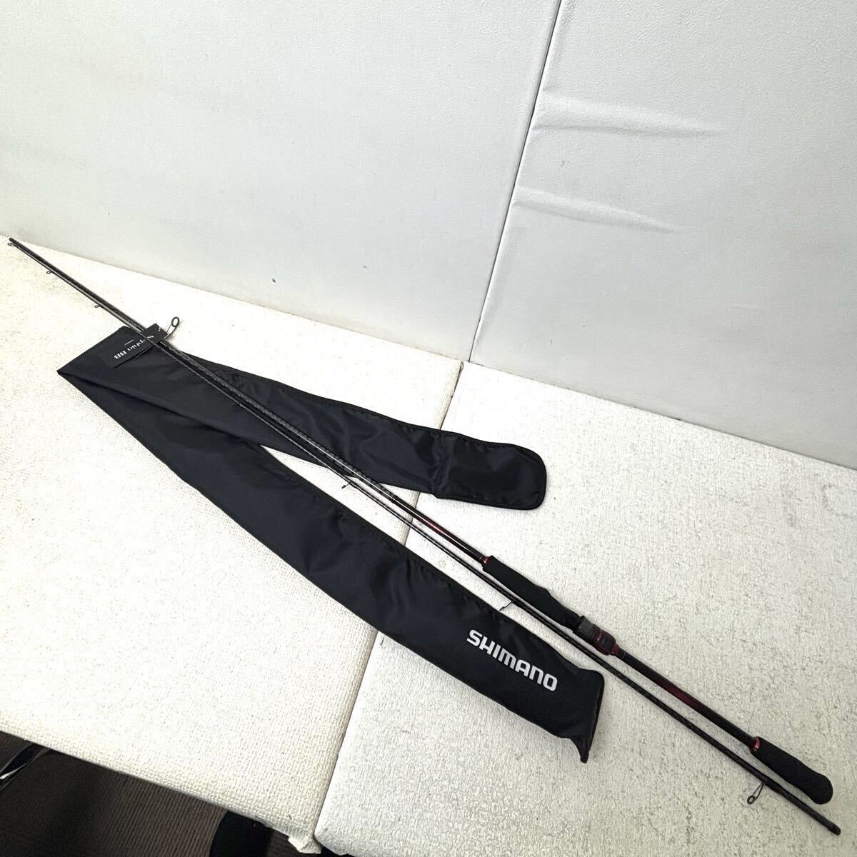 0417T6 未使用★SHIMANO シマノ Sephia BB セフィアBB スピニングロッド エギングロッド HI-POWER X S86ML 2ピース イカ 釣具 釣竿