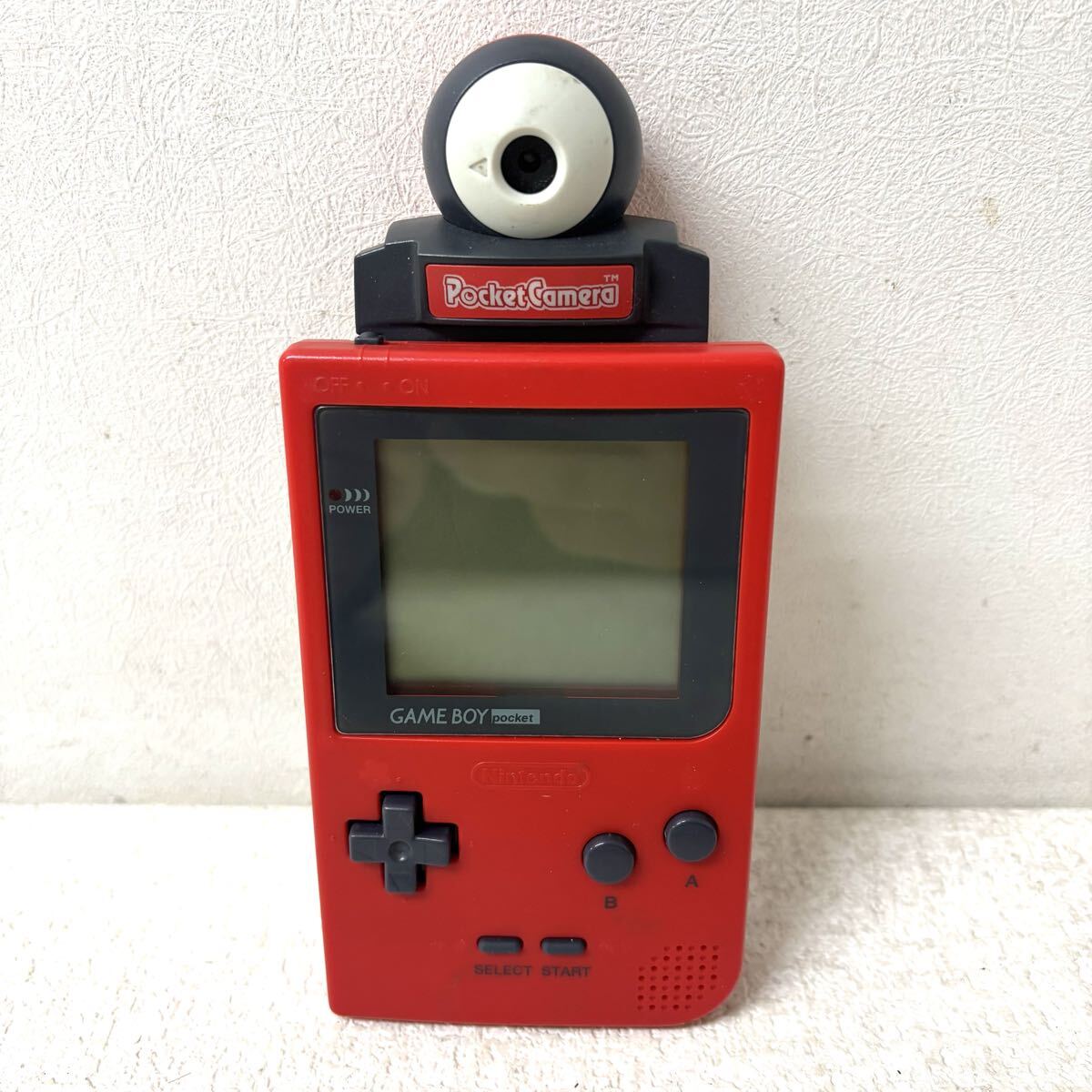 0419E6 Nintendo ニンテンドー 任天堂 GAME BOY pocket ゲームボーイ ポケット MGB-001 レッド Pocket Camera ポケットカメラ MGB-006 